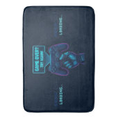 Game over? Probeer het nog eens! Futuristische Gam Badmat (Voorkant Verticaal)