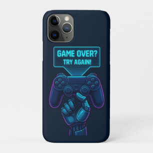 Game over? Probeer het nog eens! Futuristische Gam Case-Mate iPhone Case