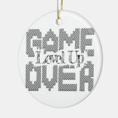 Game Over: Restore Old-School Fun, Level Up Today Keramisch Ornament (Links)