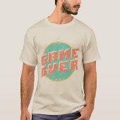 Game Over Retro Arcade Gamer  Verontwaardigd T-shirt (Voorkant)