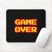 Game Over  Retro Arcade Videogames Gaming Muismat (Met muis)