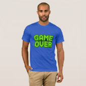 Game Over Retro Gamer T-Shirt (Voorkant volledig)