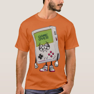 Game Over Retro Handheld 8bit Console T-shirt
