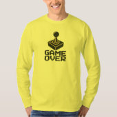 Game Over Retro Joystick T-shirt – Gamer (Voorkant)