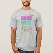 "Game Over" Retro Videospel T-Shirt (Voorkant)