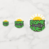 Game Over, Revive retro games met, level omhoog Confetti (Voorkanten)
