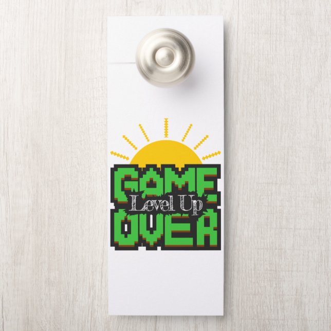 Game Over, Revive retro games met, level omhoog Deurhanger (Op knop)