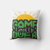 Game Over, Revive retro games with, level up Kussen (Achterkant)