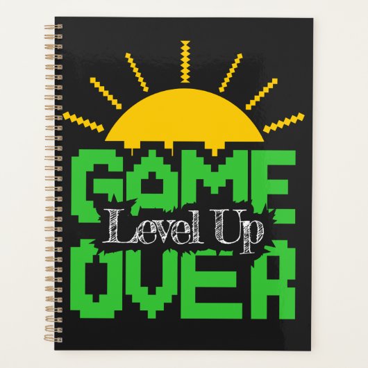 Game Over: Reviveer oude spellen, Level Up je spel Planner (Voorkant)