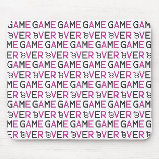 Game over ring trouw T-Shirt Boodschappentas Muismat (Voorkant)