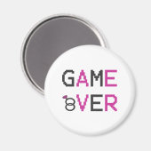 Game over ring trouwen magneet (Voorkant / Achterkant)