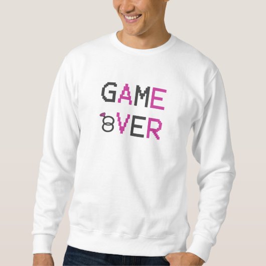 Game over ringbruiloft T-Shirt Hoodie (Voorkant)