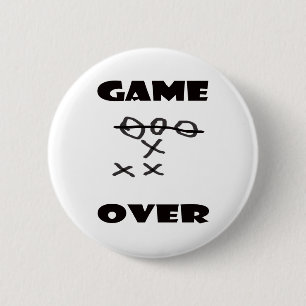 GAME OVER RONDE BUTTON 5,7 CM