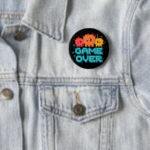 Game over ronde button 5,7 cm (In situ)