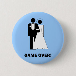 Game over ronde button 5,7 cm