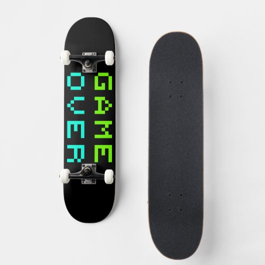 Game over skateboard (Voorkant)