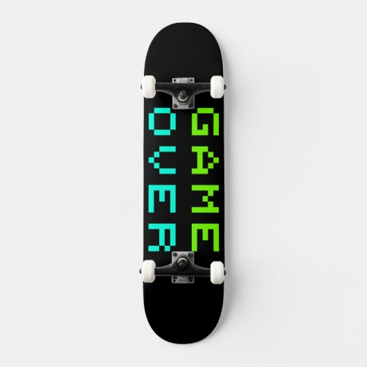 Game over skateboard (Voorkant)