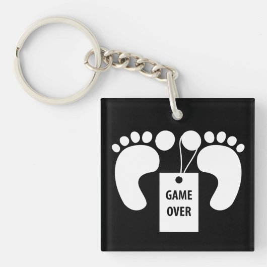 Game over sleutelhanger (Voorkant)