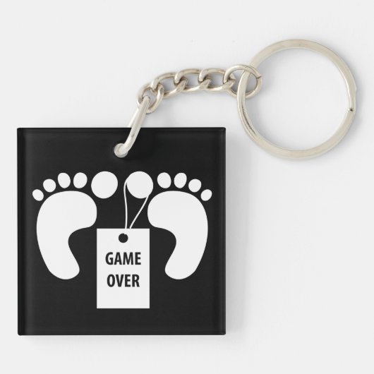 Game over sleutelhanger (Achterkant)