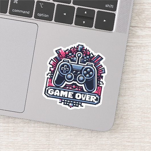 game over sticker (Detail)