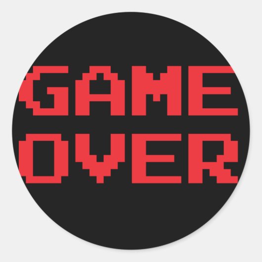 Game Over Stickers (Voorkant)