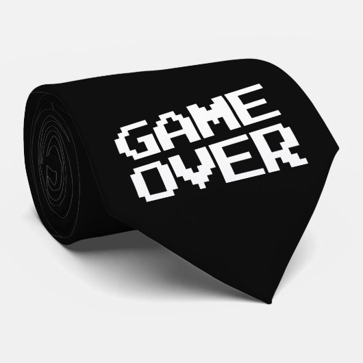Game over stropdas (Opgerold)