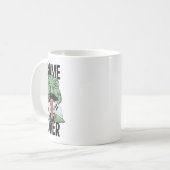 Game over T-Rex Dinosaur video Gamers'-cadeau Koffiemok (Voorkant links)