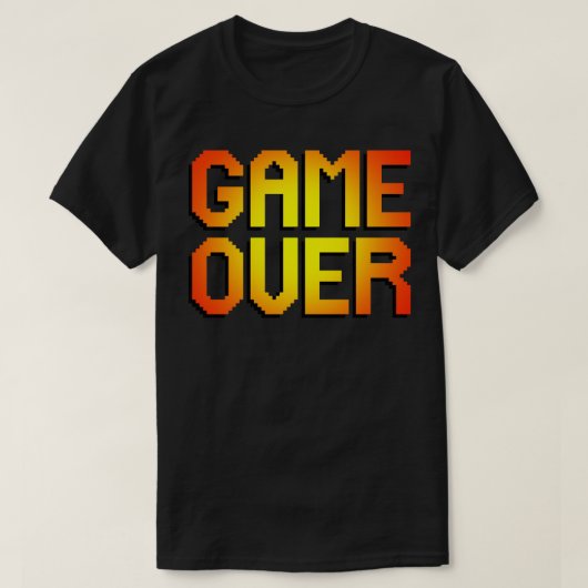 GAME OVER T-SHIRT (Design voorkant)