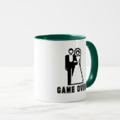 GAME OVER T-shirt Mok (Voorkant rechts)