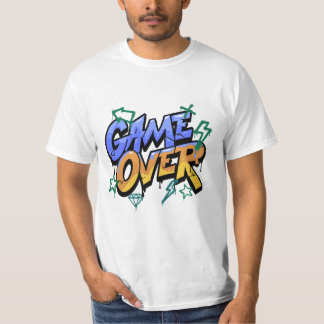 Game Over T-shirt – Retro Gamer Video Game Graphic