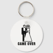 GAME OVER T-shirt Sleutelhanger (Voorkant)