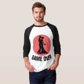 GAME OVER T-Shirts met logo (Voorkant volledig)