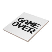Game over tegeltje (Zijkant)