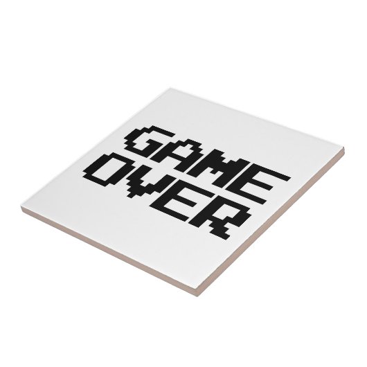 Game over tegeltje (Zijkant)