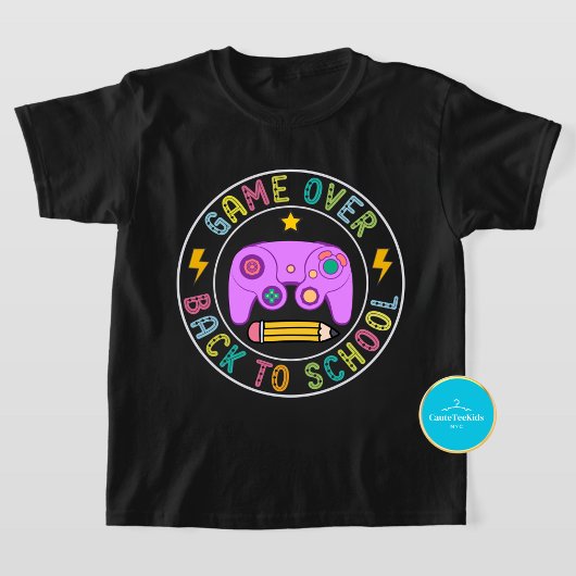 Game Over Terug naar School Grappig T-shirt