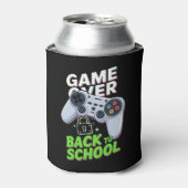 Game Over Terug naar school Grappige eerste school Blikjeskoeler (Blikje Voorkant)
