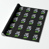 Game Over Terug naar school Grappige eerste school Cadeaupapier (Uitgerold)