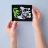 Game Over Terug naar school Grappige eerste school Flyer (Hand)