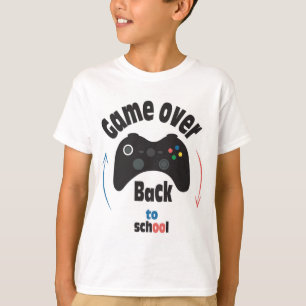 Game Over Terug naar school T-shirt
