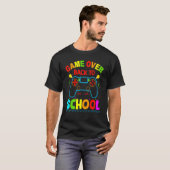 Game Over Terug naar school T-shirt (Voorkant volledig)