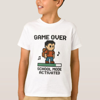 Game Over - Terug naar school T-shirt