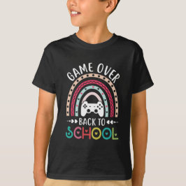 Game over. Terug naar school. T-shirt