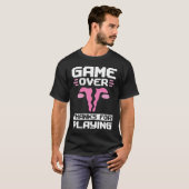 Game Over Thanks For Playing Hysterectomy Survivor T-shirt (Voorkant volledig)