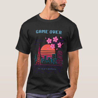 GAME OVER – Tokyo Neon Sunset T-shirt