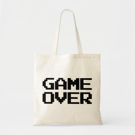 Game over tote bag (Voorkant)