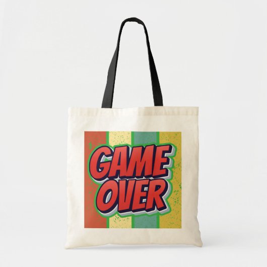 Game over. tote bag (Voorkant)