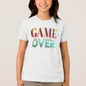 Game over Tri-Blend shirt (Voorkant)