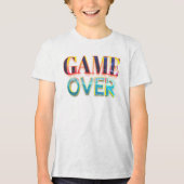 Game over Tri-Blend shirt (Voorkant)