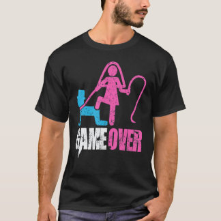 Game Over Trouw Bruid en Bruidegom Bachelor Party T-shirt