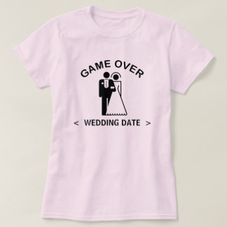 Game Over (trouwdatum) T-shirt